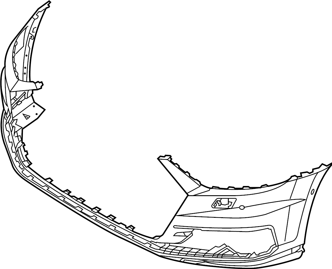 View 4N0807065BGRU Bumper Cover Full-Sized Product Image