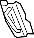 View 4N0823186C Hood Latch Striker Plate Full-Sized Product Image