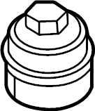 View 06M115311E Engine Oil Filter Housing Cover Full-Sized Product Image