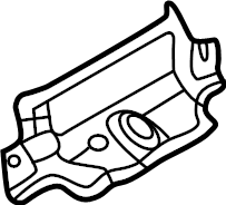 View 4N0825623B Floor Pan Heat Shield (Front, Upper) Full-Sized Product Image