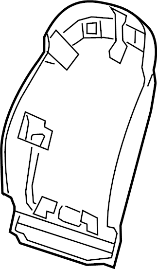 View 4N0881969LCU3 Seat Back Panel (Rear) Full-Sized Product Image