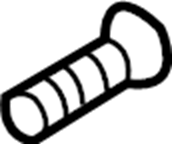 View N91277801 Striker. Screw. Lock. Door. Plate.  Full-Sized Product Image