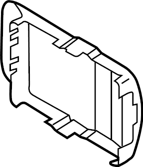 View 4N0907693A Blind Spot Detection System Warning Sensor Bracket Full-Sized Product Image