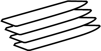 View 420898459 Bumper Trim (Rear, Lower) Full-Sized Product Image