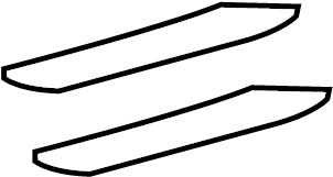 View 420898459AT94 Bumper Trim (Rear, Lower) Full-Sized Product Image