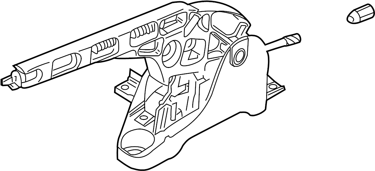 View 420711305A Parking Brake Handle Assembly Full-Sized Product Image