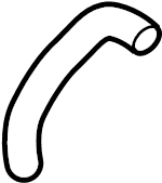 View 420121069A Radiator Coolant Hose (Front, Upper, Lower) Full-Sized Product Image