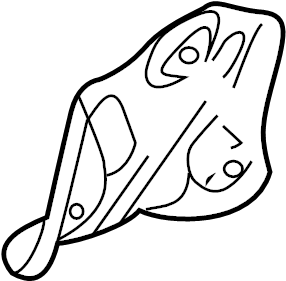 View 420199387C Engine Mount Heat Shield Full-Sized Product Image