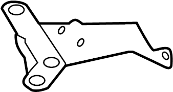 View 427201369A Evaporative Emissions System Leak Detection Pump Bracket. Mount bracket. Vapor Canister Bracket.  Full-Sized Product Image