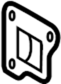 View 8L0802527 Buffer. Mounting.  Full-Sized Product Image