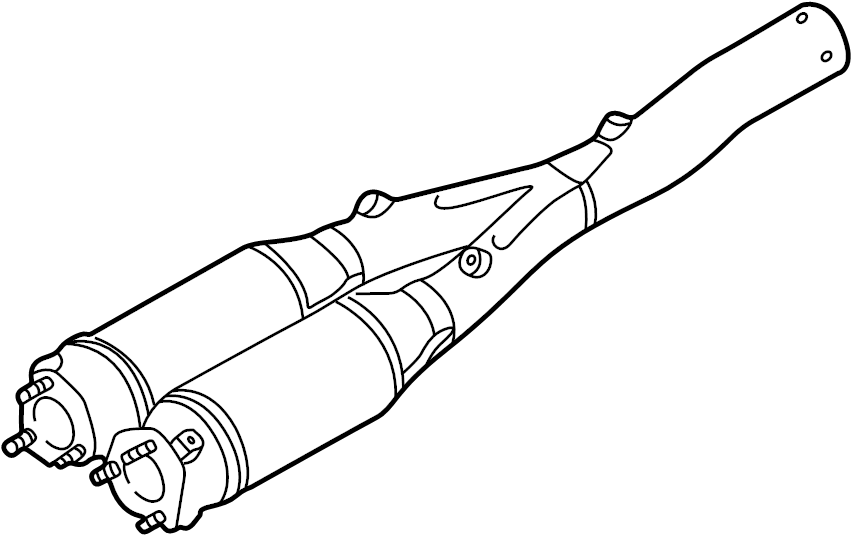 View 1J1131701DX Catalytic Converter Full-Sized Product Image