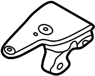 View 1J0253144R Bracket. Resonator. Support. Exhaust.  Full-Sized Product Image