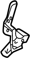 View 8N8885163 Seat Hinge Full-Sized Product Image