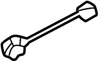 View 8N0837070A Door Latch Cable Full-Sized Product Image