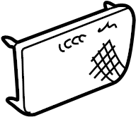 View 8N00354204PK Speaker Cover Full-Sized Product Image