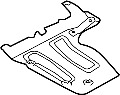 View 8N0825213D Fuel Tank Shield (Lower) Full-Sized Product Image