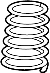 View 8J0411105H Coil Spring Full-Sized Product Image