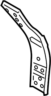 View 8J1858783B Instrument Panel Center Support Full-Sized Product Image