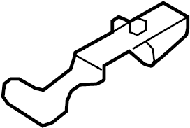 View 8J0863254A Console Bracket (Front) Full-Sized Product Image
