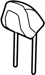 View 8J0881901G25D Headrest Full-Sized Product Image