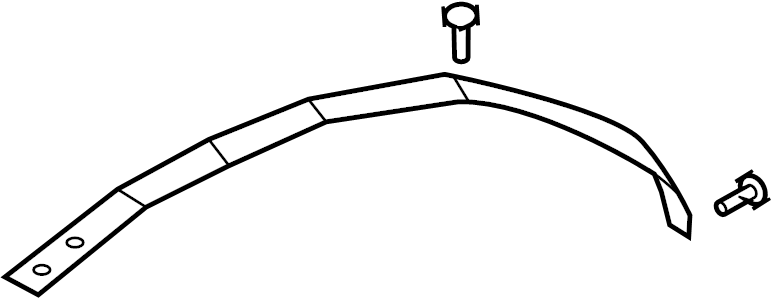 View 8J7898241 Convertible Top Retainer Full-Sized Product Image