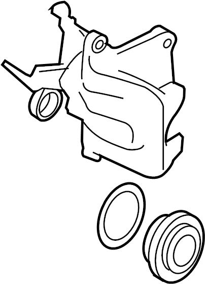 View 1K0615423N Disc Brake Caliper Full-Sized Product Image