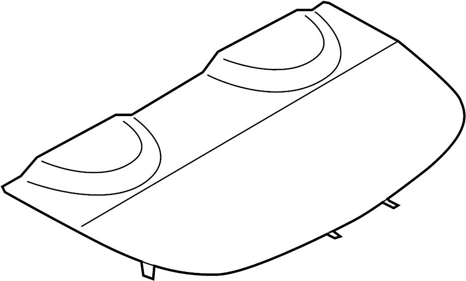 View 8J8867769BN70 Liftgate Trim Cover (Upper, Lower) Full-Sized Product Image