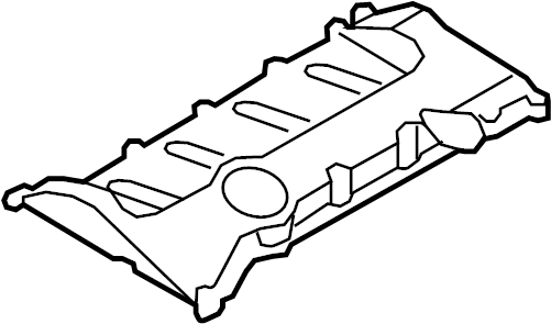 View 06F103469L Engine Valve Cover Full-Sized Product Image