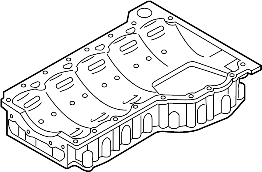 View 07K103603C Engine Oil Pan (Upper) Full-Sized Product Image