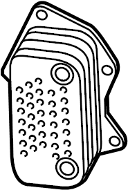 View 07K117021D Engine Oil Cooler Full-Sized Product Image