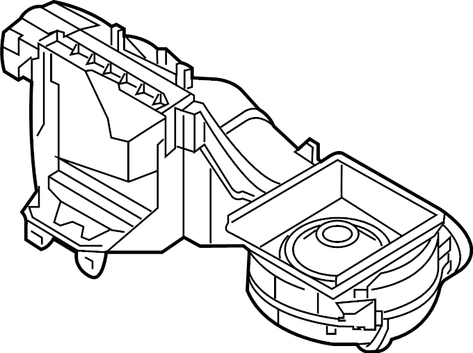 View 5Q1820007C HVAC Blower Motor Housing Full-Sized Product Image