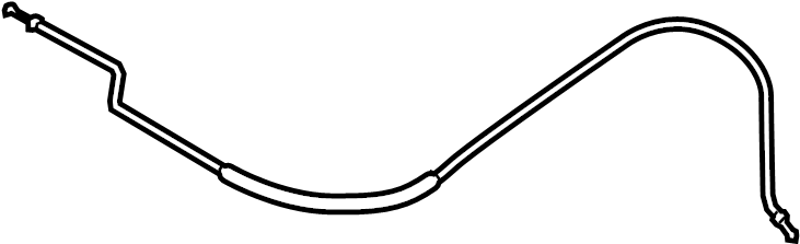 View 8S1823535B Hood Release Cable Full-Sized Product Image