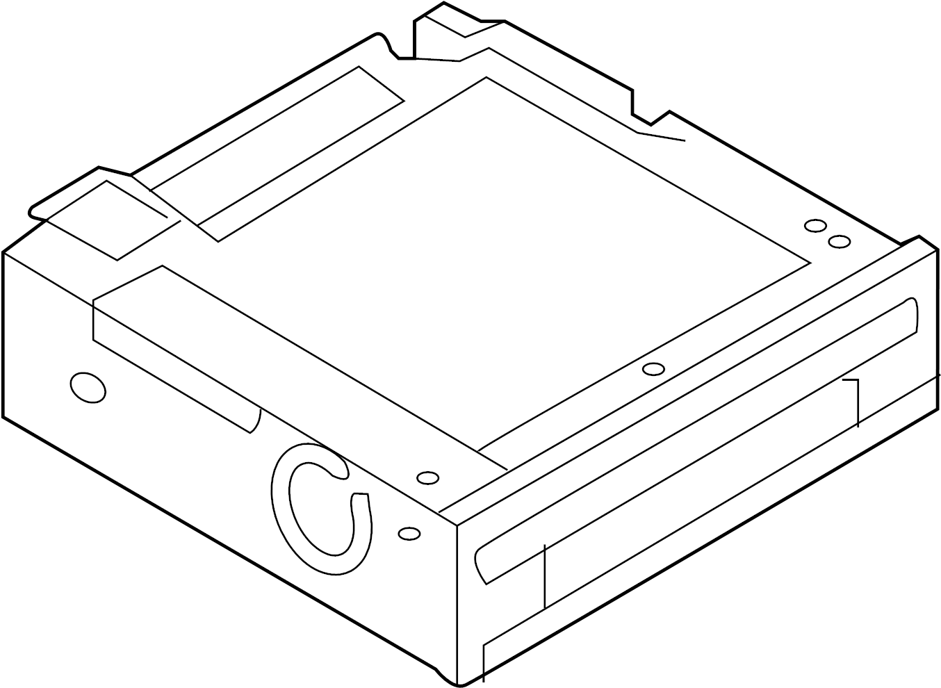 View 8S0035078D Infotainment Display Control Module Full-Sized Product Image