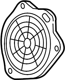 View 8S0035411B Speaker (Rear) Full-Sized Product Image