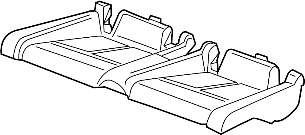View 8S8885375A Seat Cushion Pad Full-Sized Product Image