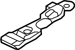 View 8S0853922 Rocker Panel Molding Bracket (Front) Full-Sized Product Image
