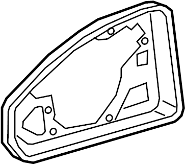 View 8S08572409B9 Door Mirror Housing Full-Sized Product Image