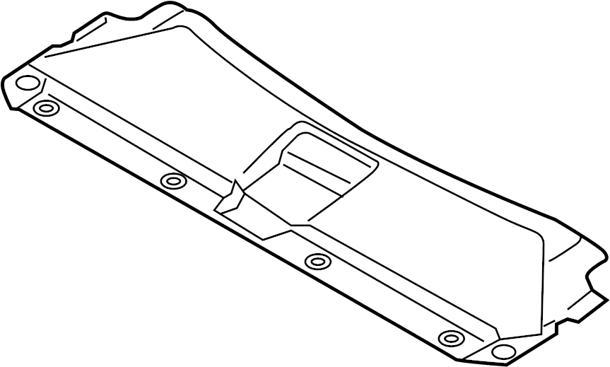 View 8U0807081C Radiator Support Access Cover (Front, Upper) Full-Sized Product Image