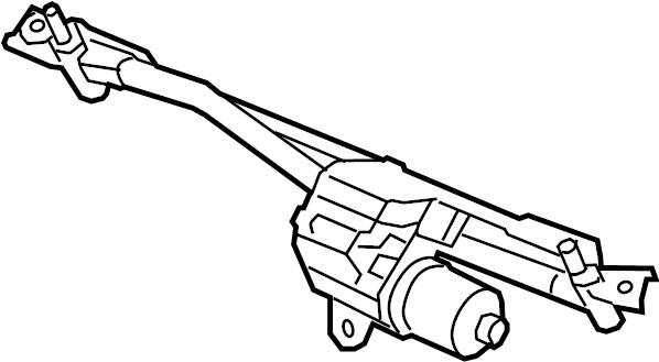 View 8U1955023 Windshield Wiper Motor Full-Sized Product Image