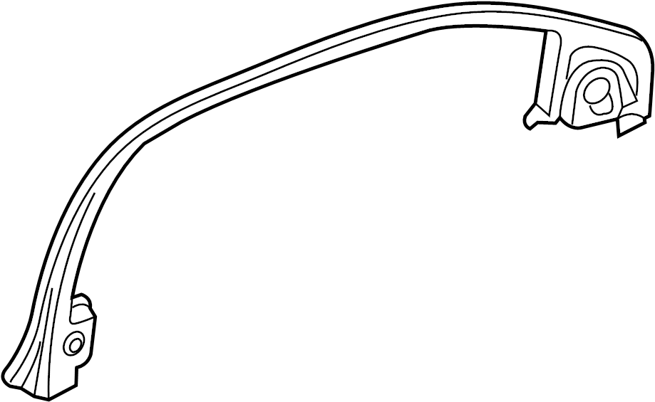 View 8U08676104PK Door Window Molding (Upper) Full-Sized Product Image