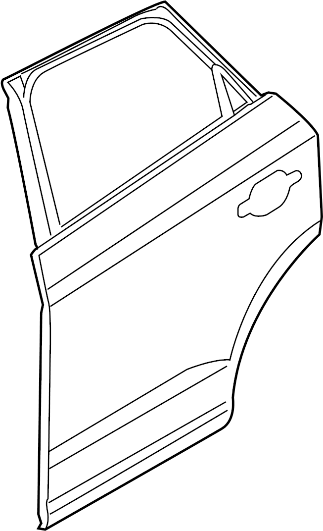View 8U0833052B Door Shell Full-Sized Product Image