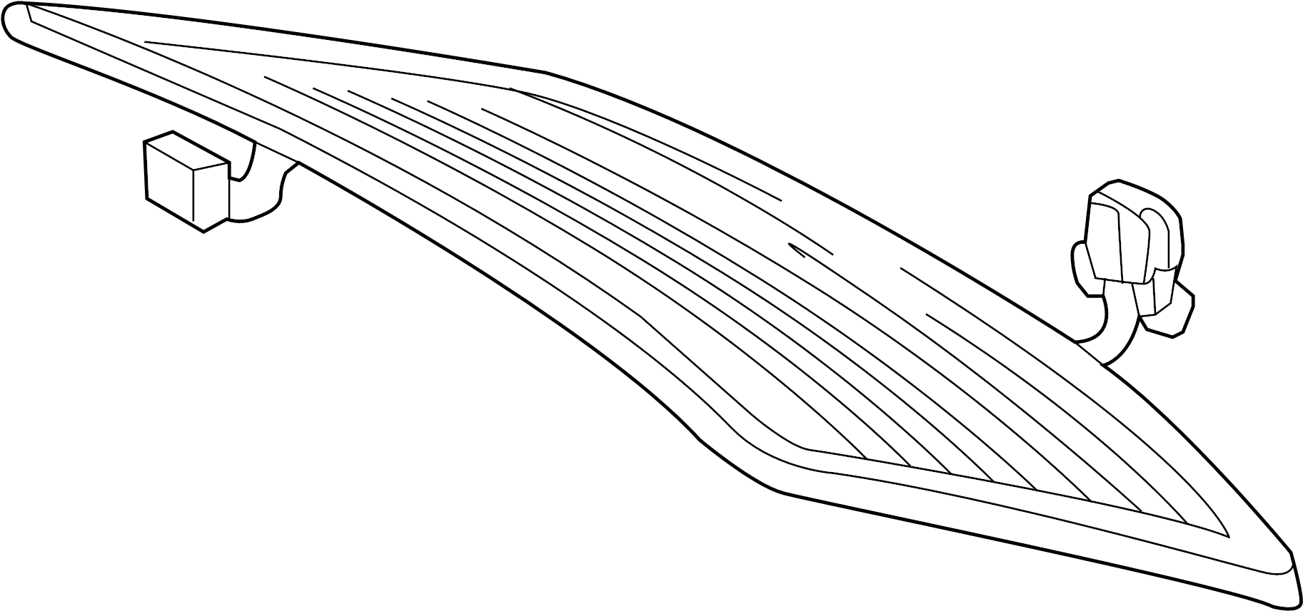 View 8U0845501GNVB Liftgate Glass (Rear) Full-Sized Product Image