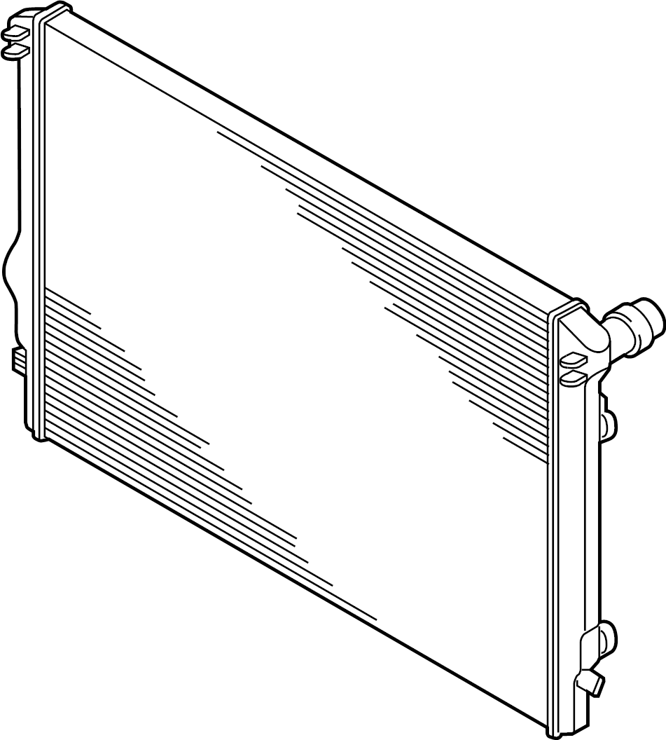 View 5Q0121345C Radiator Air Seal (Upper) Full-Sized Product Image