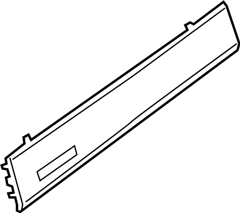 View 83B857186B20C Instrument Panel Molding Full-Sized Product Image