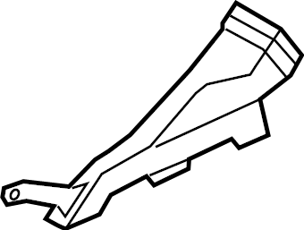 View 8V1819151A Instrument Panel Air Duct (Front, Rear, Lower) Full-Sized Product Image