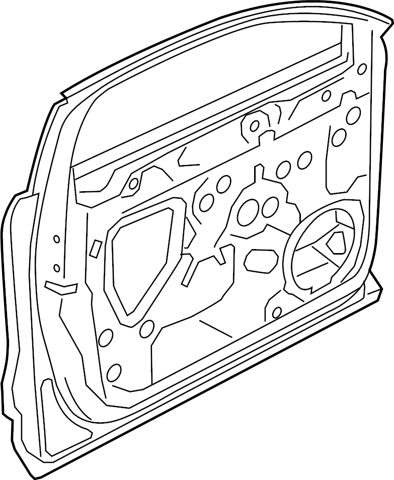 View 83A831052D Door Shell Full-Sized Product Image