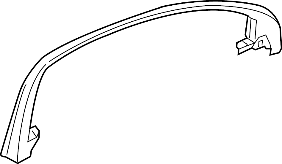 View 83A8676094PK Door Window Molding (Upper) Full-Sized Product Image