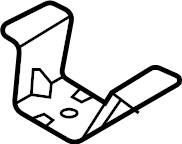 View 5QF813695 Crossmember. Retainer. Bracket. Floor Pan. Frame Side Member. (Rear) Full-Sized Product Image
