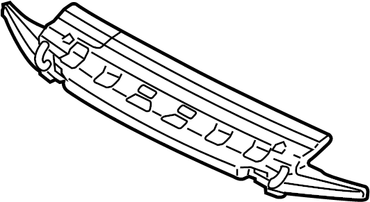 View 4L0807550E Bumper Impact Absorber Full-Sized Product Image