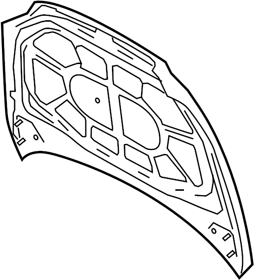 View 4L0823029A Hood Panel Full-Sized Product Image